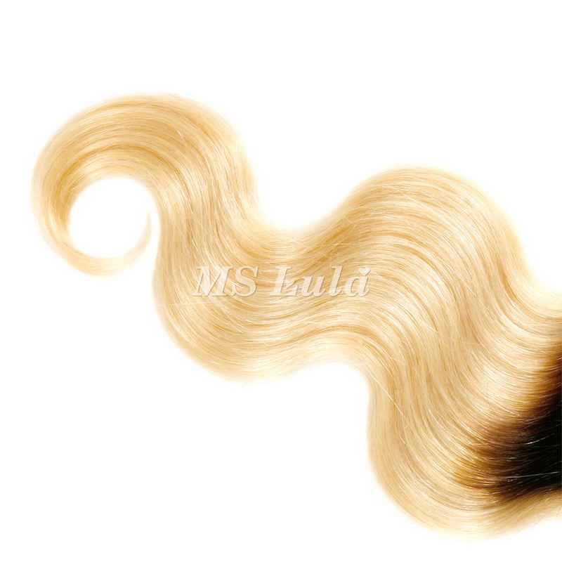 4x4 5x5 1B/613# Virgin Hair Body Wave Lace Closure - 图片 6